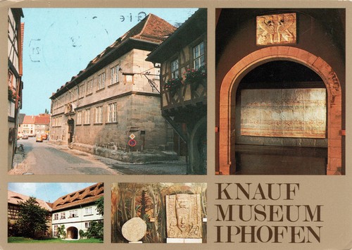 Iphofen knauf museum - ak, iphofen,